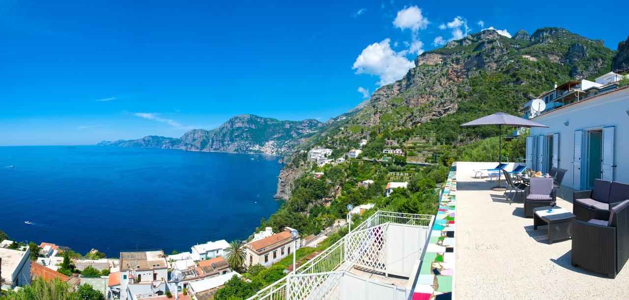 My Shazzy With Amazing Sea View Terrace Leilighet Praiano Eksteriør bilde