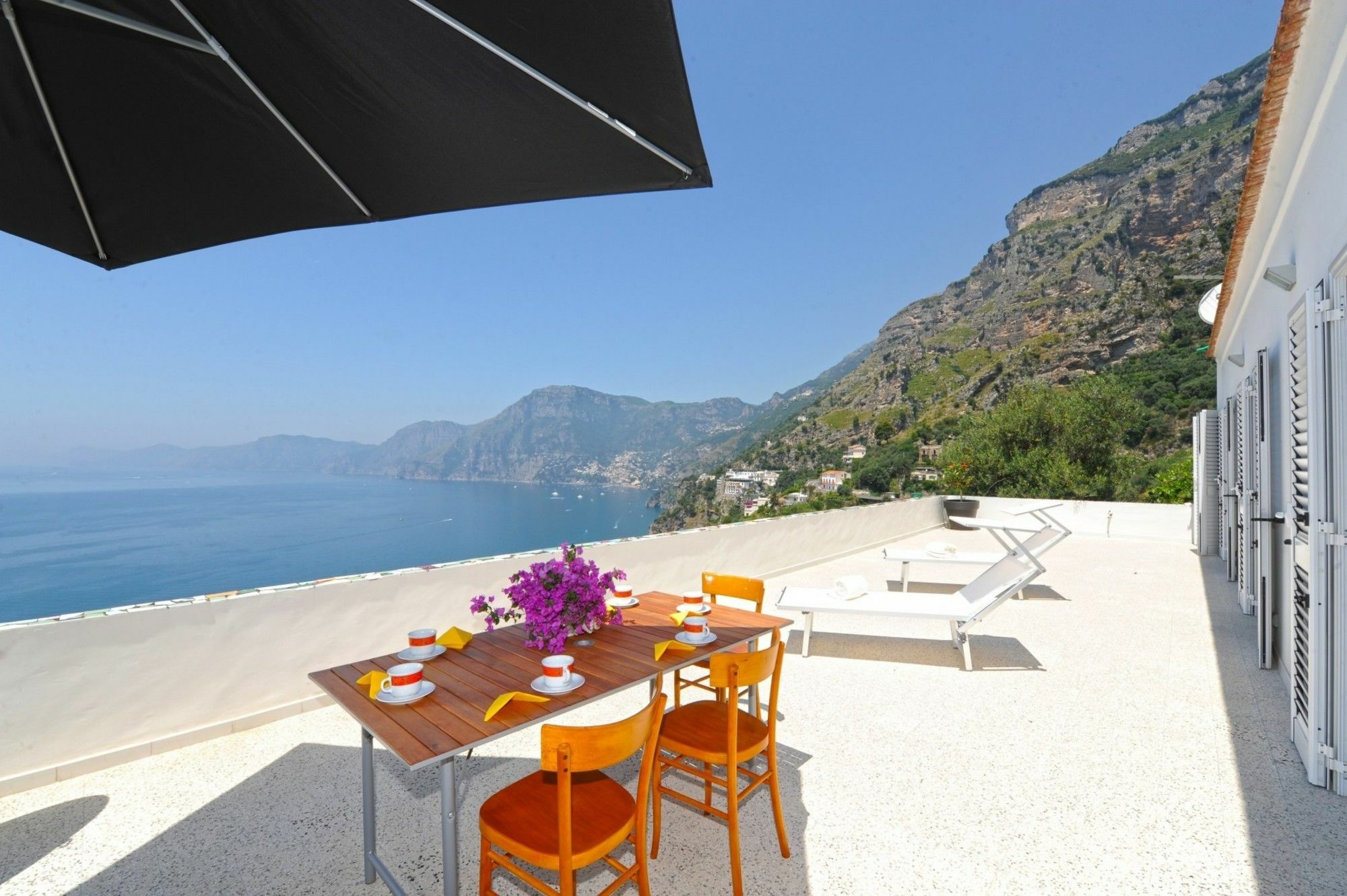 My Shazzy With Amazing Sea View Terrace Leilighet Praiano Eksteriør bilde